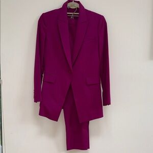 Theory Magenta Men's Suit Set
